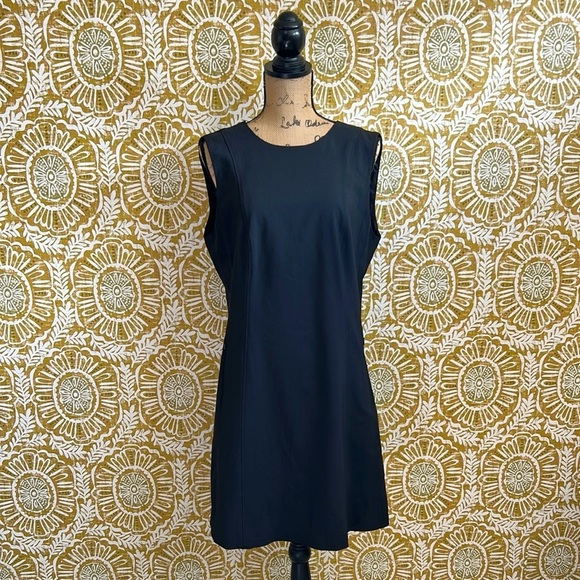 NWT Theory Helaina Virgin Wool Blend Sleeveless Classic Suit Shift Dress size 10 - Picture 4 of 13